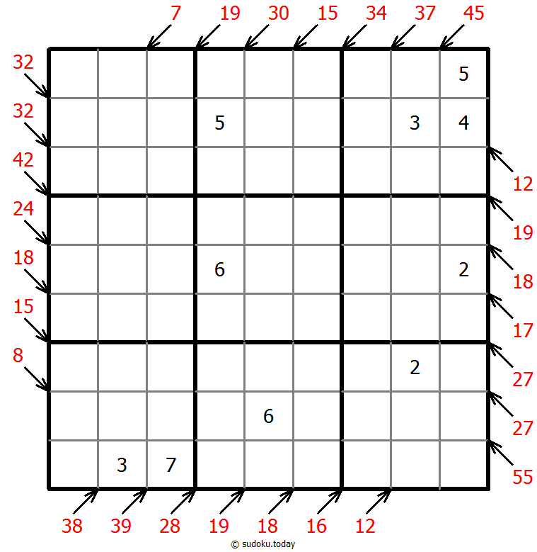 Little killer sudoku