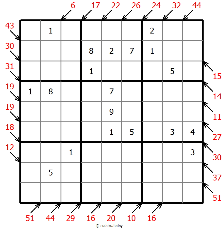 Little killer sudoku