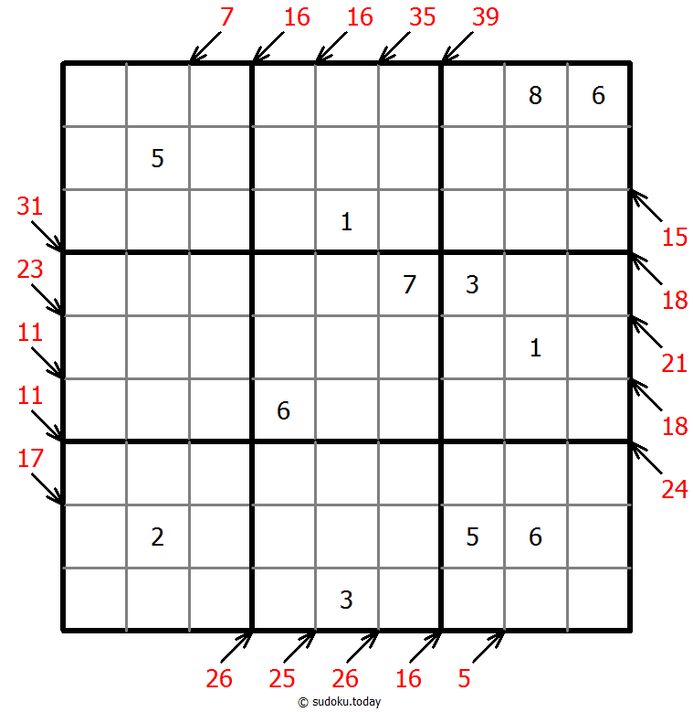 Little killer sudoku