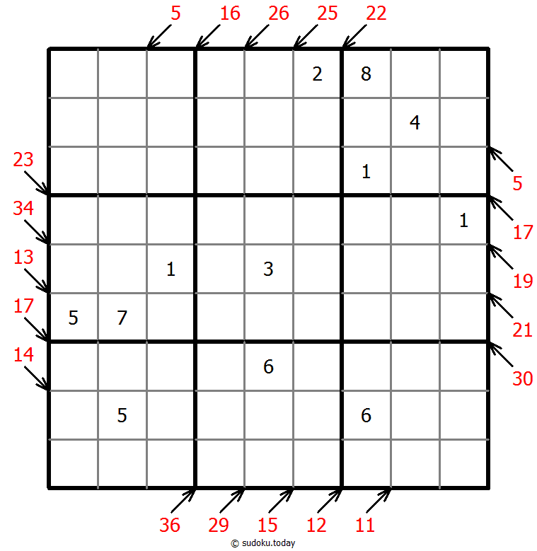 Little killer sudoku
