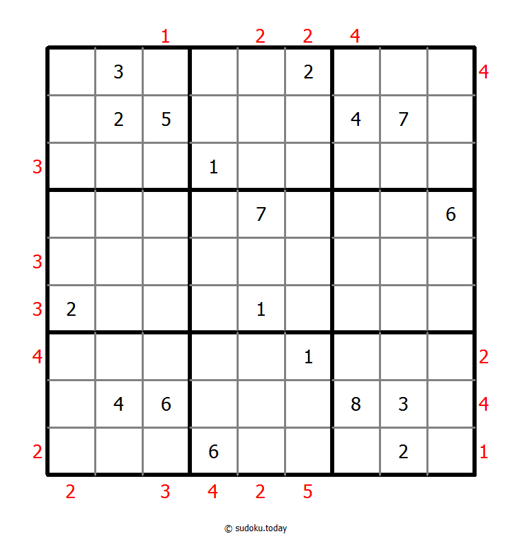 Skyscrapers Sudoku