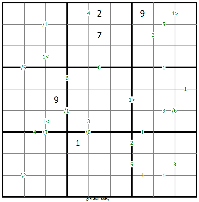 Differences Sudoku