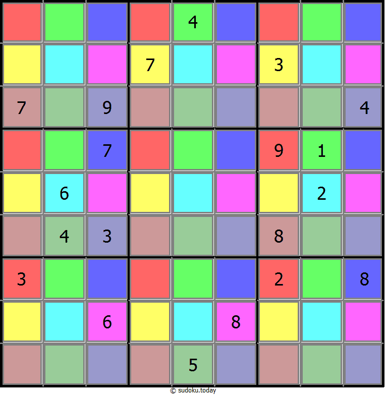 Color Sudoku