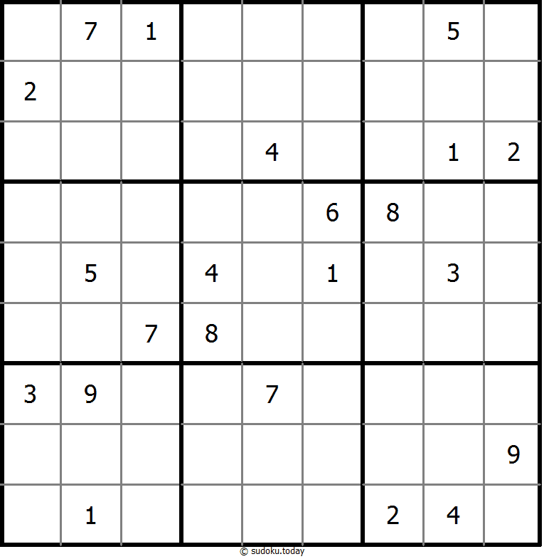 No Touch Sudoku