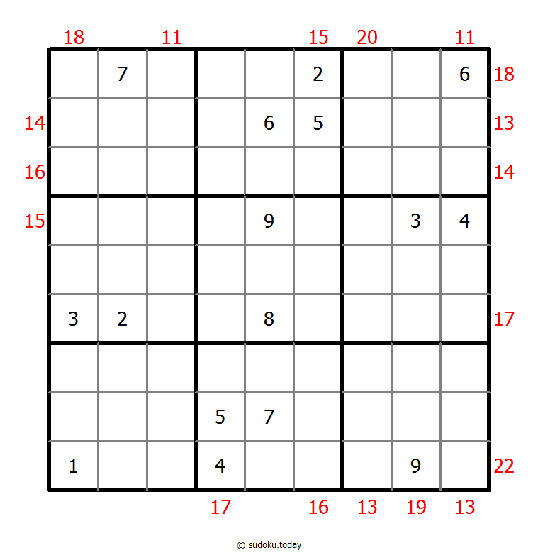 Sum Frame Sudoku