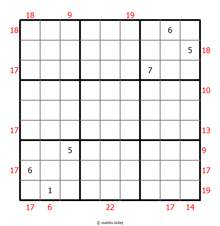 Sum Frame Sudoku