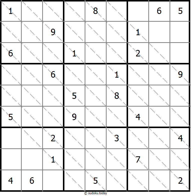 Multi Diagonal Sudoku