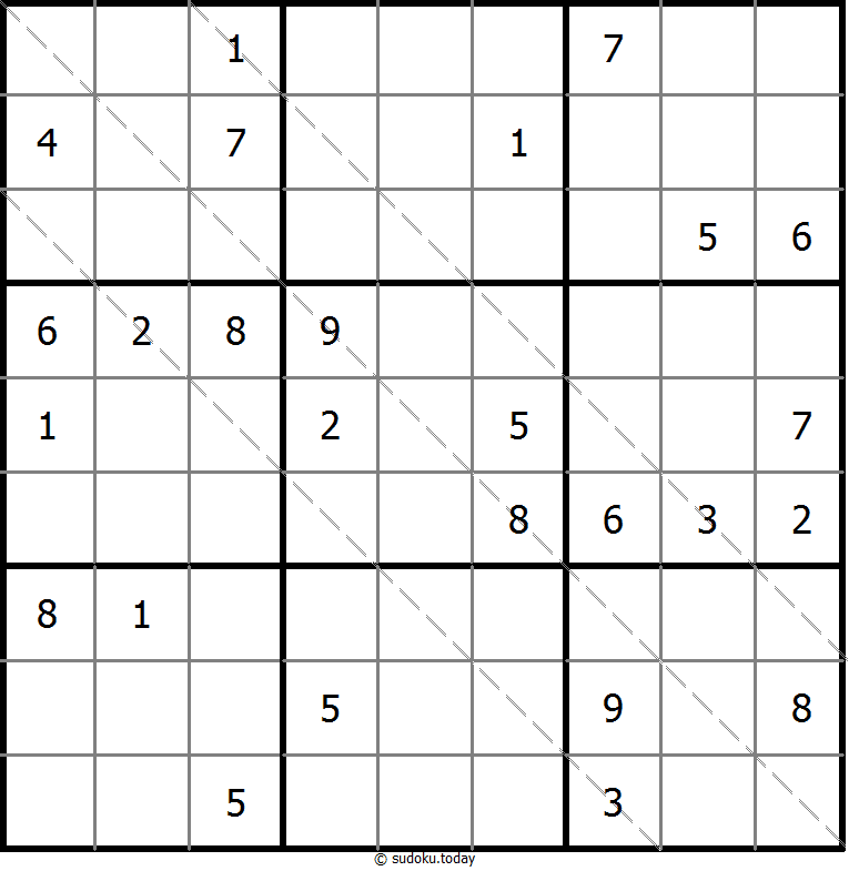 Multi Diagonal Sudoku