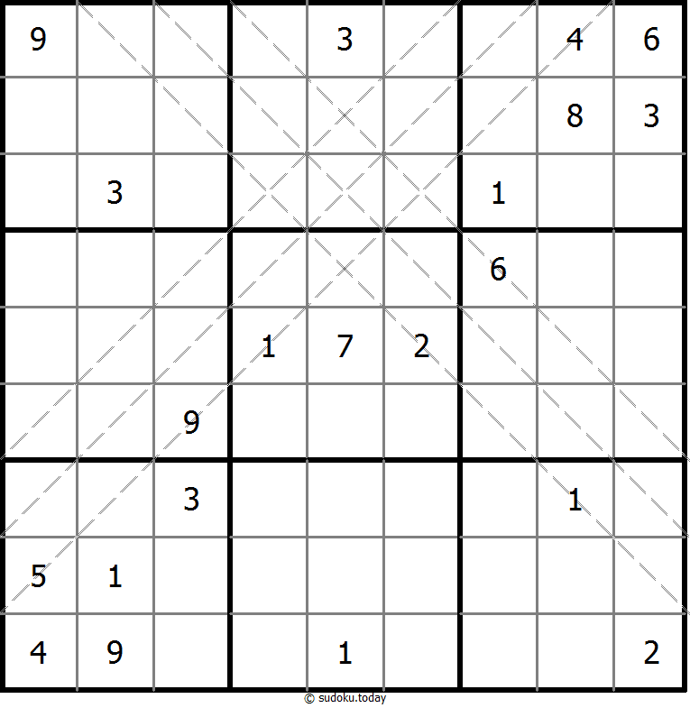 Multi Diagonal Sudoku