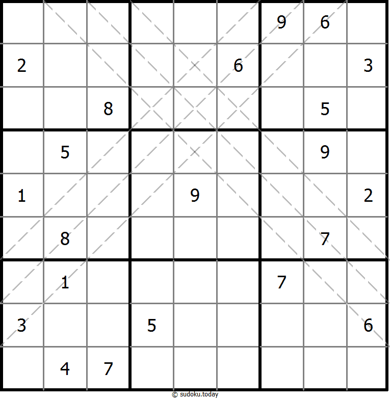 Multi Diagonal Sudoku