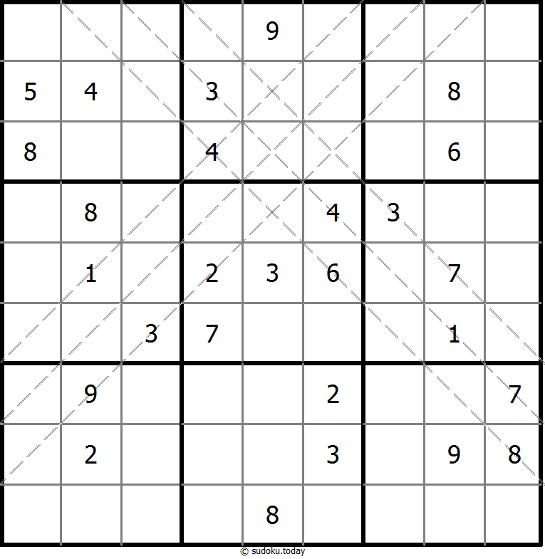 Multi Diagonal Sudoku